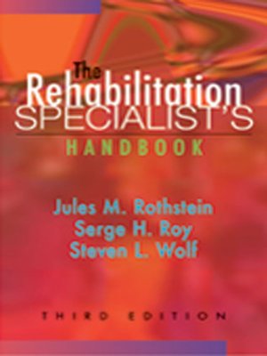 cover image of The Rehabilitation Specialist's Handbook